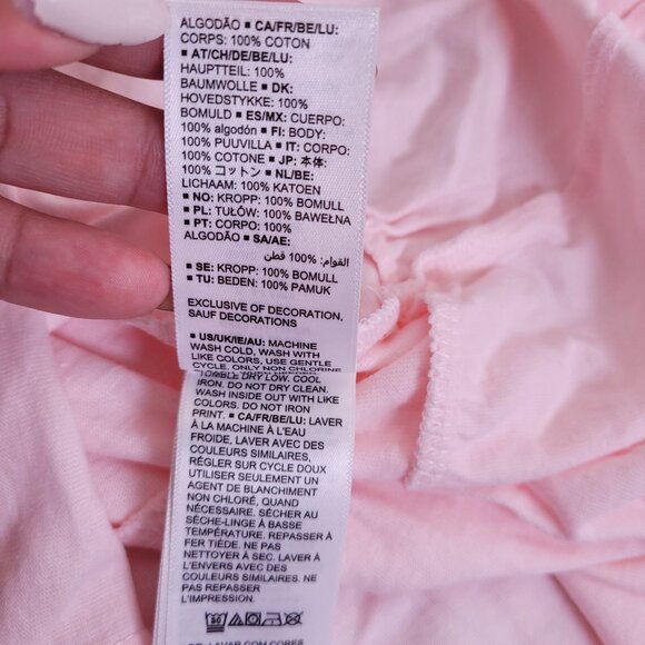 Spotted Zebra Girls Flamingo Skateboard Graphic Short Sleeves Dress Pink Small - Picture 7 of 9